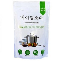 숙씨네 베이킹소다 과탄산소다 구연산 천연세제 친환경 세제, 01.베이킹소다1kg리필