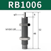 유압자키 쟈키 유압펌프 유압프레스 유압기 유압실린더 오일 버퍼 rb0604 rb0805 0806 1006 rb1007 1210 1411 1412 2015 2725 rbc0604, RB1006