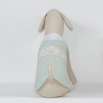 금동이 펫 GM006 연연두사각꽃패치 강아지 고양이 애견 한복, XL