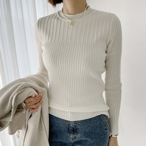 [조아맘] 돌체 골지 라운드 니트