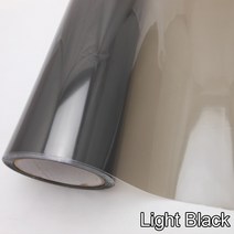 거울 시야 유리 스모크 매트 블랙 자동차 헤드라이트 필름 미등 안개등 비닐 후방 램프 틴팅, 01 Light Black_02 30X150 CM