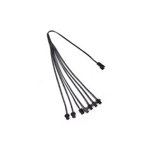 EL Wire 2Pin jst Splitter Connector for One 인버터 Male to Female 커넥터 SM 리드 와이어 케이블 네온, 1 to 7