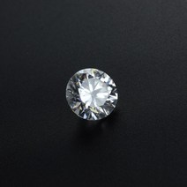 컬러스톤 GRA를 가진 보석용 루즈 원석 진짜 1 2 캐럿 6.5 8mm D VVS1 모이사나이트 실험실 성장 모이사니타 다이아몬드