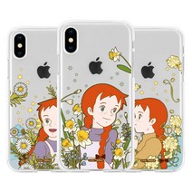 갤럭시노트20(N981) 빨강머리앤 꽃과앤 투명젤리 케이스