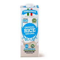 테라에판 유기농 라이스밀크 이탈리아 쌀우유 식물성 비건 곡물 무설탕 락토프리 1L