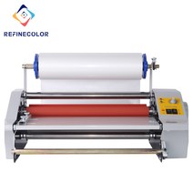 휴비나인 종이문서코팅 Refinecolor UV DTF 프린터 커버 B 필름용 라미네이팅 기계 냉온 라미네이터 롤 투 지원 A3