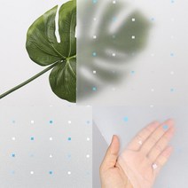 프라이버시 보호 UV차단 스티커 창문필름 눈부심방지 점착시트지 자취방 반투명 채광, 유리창시트 브라운