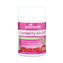 NZ직구 굿 헬스 Cranberry 성인용 하루 한알 60000 50capsule 1팩, 수량, 상세참조
