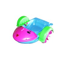 수상보트 오리배 페달보트 낚시 연못 물놀이 수상 자전거 워터파크 장난감, 01.어린이손보트하중(70kg)