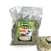 해피알파파 500G 건초 단미사료 기니피그먹이 토끼사료 토끼먹이 토끼간식 토끼풀 토끼밥 티모시건초 토끼용품 토끼건초