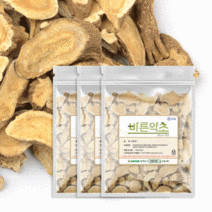 바른약초 국내산 백출, 200g, 3개
