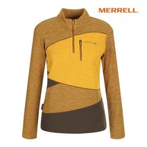 머렐 (라스트사이즈)머렐 여성 비대칭 배색 반집업 티셔츠_5215FZ610