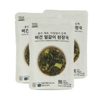 시래기 된장국 국내산 배추 국내산 무청 야채수베이스 채식주의 비건식 된장국 230g, 3개