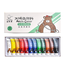 아크릴물감 다이소아크릴물감 아크릴 물감 사용법 백드롭페인팅재료, 아크릴 안료/옵션 세트 더 저렴한, 12 색 12ml/선물 없음