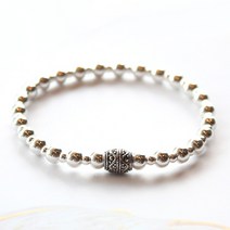 도트라인 MH06 마카사이트 실버볼 5mm팔찌