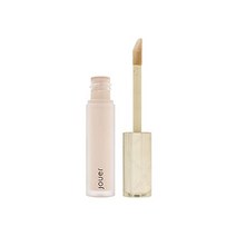 Jouer Essential High Coverage Liquid Concealer Soft Matte Finish 25 Shades Healthy Ing레드ients Parabe, Wheat- Light Skin with Neutral