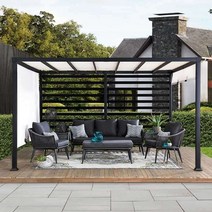 코스트코파고라 바베큐장 파고라 제작 야외 펜션 데크, 모형 5520--3.50mx3.50m