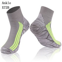 배드민턴백팩 3단 미니 가방 라켓가방-발목 방수 스포츠 양말 통기성 바람막이 SGS 인증 야외 하이킹 등산 낚시 사이클링 1 쌍, XS, Ankle X72B, 1개