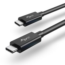 썬더볼트3 PD C타입 to C 100W 초고속충전 UHD 5K 지원 NEXT-4001M-40G, 1M