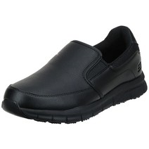 Skechers 남성용 남파 그로톤 서비스 슈즈 블랙 8 US