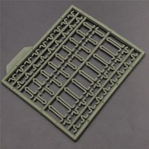 잉어 낚시 액세서리 미끼 스토퍼 헤어 익스텐더 중지 리그 보일 리 스톱 V 10 개, 01 Matte green 10pcs