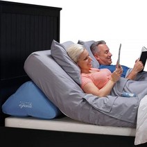 Contour Mattress Genie 공기 주입식 침대 웨지 - 트윈 사이즈 휴대용 모든 침대를 조절 가능한 침대로 바꾸기 병원 대여 대체품 노인 코골이 역류 GERD 수술 후