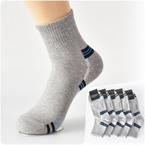 5p 남성 바닥 포인트 심플 장목 그레이 중목 양말 4계절 회색 블랙 남자 삭스 스트라이프 깔끔한 기본 패션 잡화 데일리 일상 운동 캐주얼 학교 학생 성인 디자인 따뜻한 짱짱한
