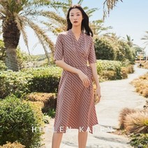 헬렌카렌 썸머 저지 랩 원피스
