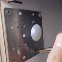 가구경첩보강판 수리 옷장 장롱 싱크대 신발장 넓은 90x90mm