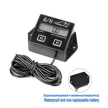 타코메타 타코미터 방수 디지털 엔진 Tach Hour Meter 타코미터 게이지 RPM LCD 디스플레이 오토바이 모터, 01 1 piece