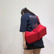 스포츠 가방 캐주얼 레드 천 어깨 메신저 가방 257