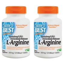 닥터스베스트 L-아르기닌 500mg 바이레이어 타블렛, 120정, 2개