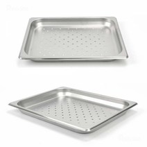 높이 3cm 2분의1 스텐 타공 밧드 바트 32.5x26.5x3cm