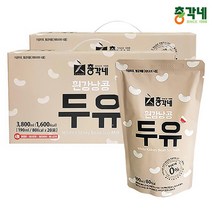 총각네 흰강낭콩두유 40봉(20봉x190ml X 2박스) 달싱상회, 40개, 190ml