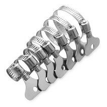 파이프 고정 조인트 스테인레스 스틸 클램프 핸들 호스 클램프 볼트 원형 공기 물 연료, 25-38mm-type2