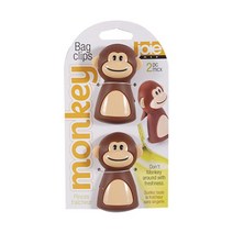 바나나걸이 거치대 과일바구니JOIE Monkey 시리즈 바나나 나무 후크 행거 과일 홀더 BPA 무료 그릇 주방 스, 한개옵션1, 06 Monkey Clip