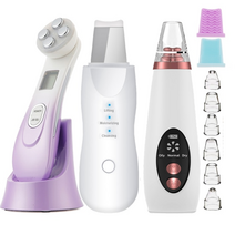 고주파마사지기 바디 얼굴 피부마사지기 rf ems led 메조 테라피 페이셜 마사지 +, 세트 05