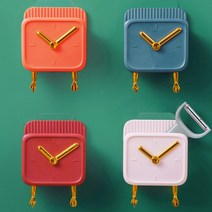 (4개세트) 무타공 에어컨 티비 리모컨 수납함 정리함 거치대 후크, 4P(랜덤1세트)