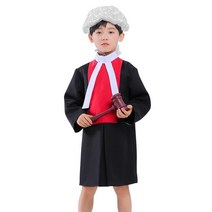 JC 어린이 의상 역할 놀이 세트 3 4 5 6 7 세 소년 소녀를위한 드레스 업 액세서리, 설명한대로, 옷감, 판사복