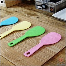 가정용밥주걱 볶음밥조리 적은공간차지 18cm길이 밥솥주걱 요리주걱, 핑크