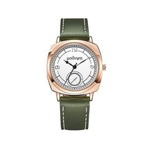 Vohiko Sportuhren Damen und Herren Von Edelsteinen inspirierte Lederarmbanduhr für Herren Mode Herr