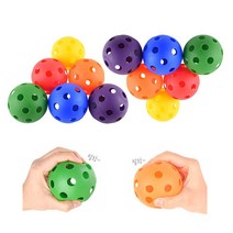 pjCo. 고급형 소프트 펀맥스볼 스쿠프공 플로어볼 6색2세트 W9FB33D, 7cm(볼12개), 7cm(볼12개)