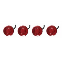 주차센서 후방감지기 차량검지기 LED 무선 주차 센서 키트 Parktronic 4 자동차 역방향 지원 백업 레이더, 05 Red probe