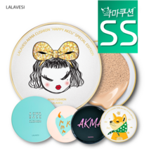 [라라베시 공식몰] 악마쿠션 뽀송커버 SS타입, 본품+리필1(레트로썸머), 옐로우23호