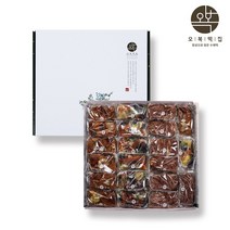 오복떡집 모듬떡선물세트 수제떡 찰떡 약밥 완두베기 3종 떡세트 75gx21개입 국산찹쌀 건강떡 영양간식 아침대용 답례 맞춤 떡 개업 선물 쇼핑백포함, 2세트