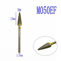 강력한 전기드릴 핸드피스 완전 소결 다이아몬드 HP 폴리셔 그라인더 폴리싱 트리밍 드릴 2.35mm, 14 M050EF