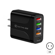 전동킥보드충전기 전기자전거 전동휠 충전기 olaf usb type c 충전기 pd 급속 충전 iphone 13 12 xiamo samsung 휴대 전화 벽 어댑터 usb c호환, 4u 및 pd 우리