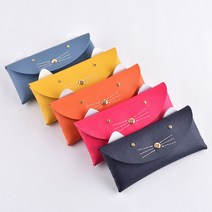 [레더키트]가죽공예DIY키트 고양이캐릭터 필통만들기 10세트 천연사피아노 랜덤색-유치원 학교 방과후 문화센터 수업재료, 사피아노/랜덤색