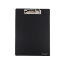 플러스샵 16절 클립보드 블랙 PVC 고주파 레버장식, 16절 1개
