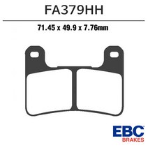 EBC 08-15 ZX10R 프론트 브레이크패드 FA379HH